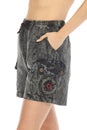 Load image into Gallery viewer, Stonewashed Applique Cargo Shorts