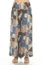 Load image into Gallery viewer, Mushroom Quilt Print Wide Leg Pants