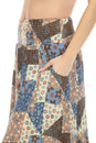 Load image into Gallery viewer, Mushroom Quilt Print Wide Leg Pants