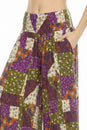 Load image into Gallery viewer, Mushroom Quilt Print Wide Leg Pants