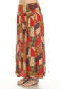 Load image into Gallery viewer, Mushroom Quilt Print Wide Leg Pants