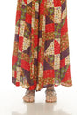 Load image into Gallery viewer, Mushroom Quilt Print Wide Leg Pants