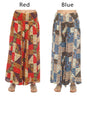 Load image into Gallery viewer, Mushroom Quilt Print Wide Leg Pants