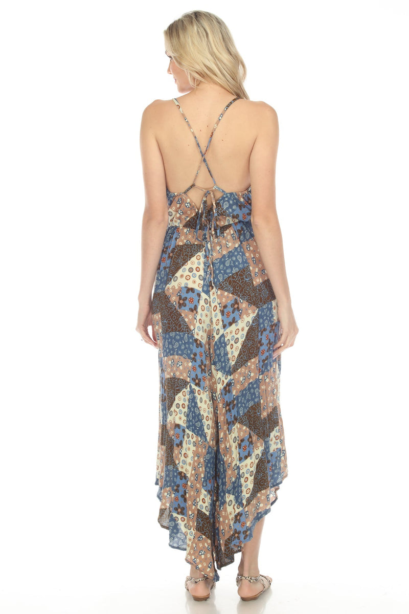 Mushroom Quilt Print Overall