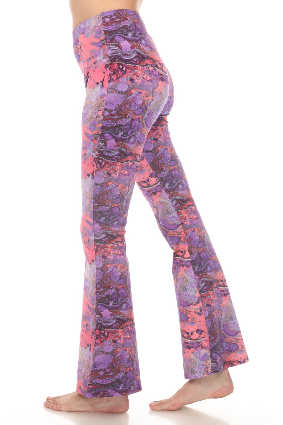Psychadelic Marble Bellbottom Pants