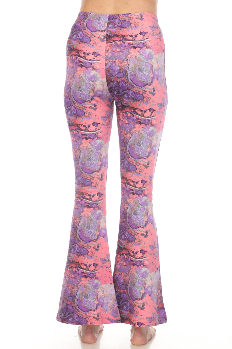 Psychadelic Marble Bellbottom Pants