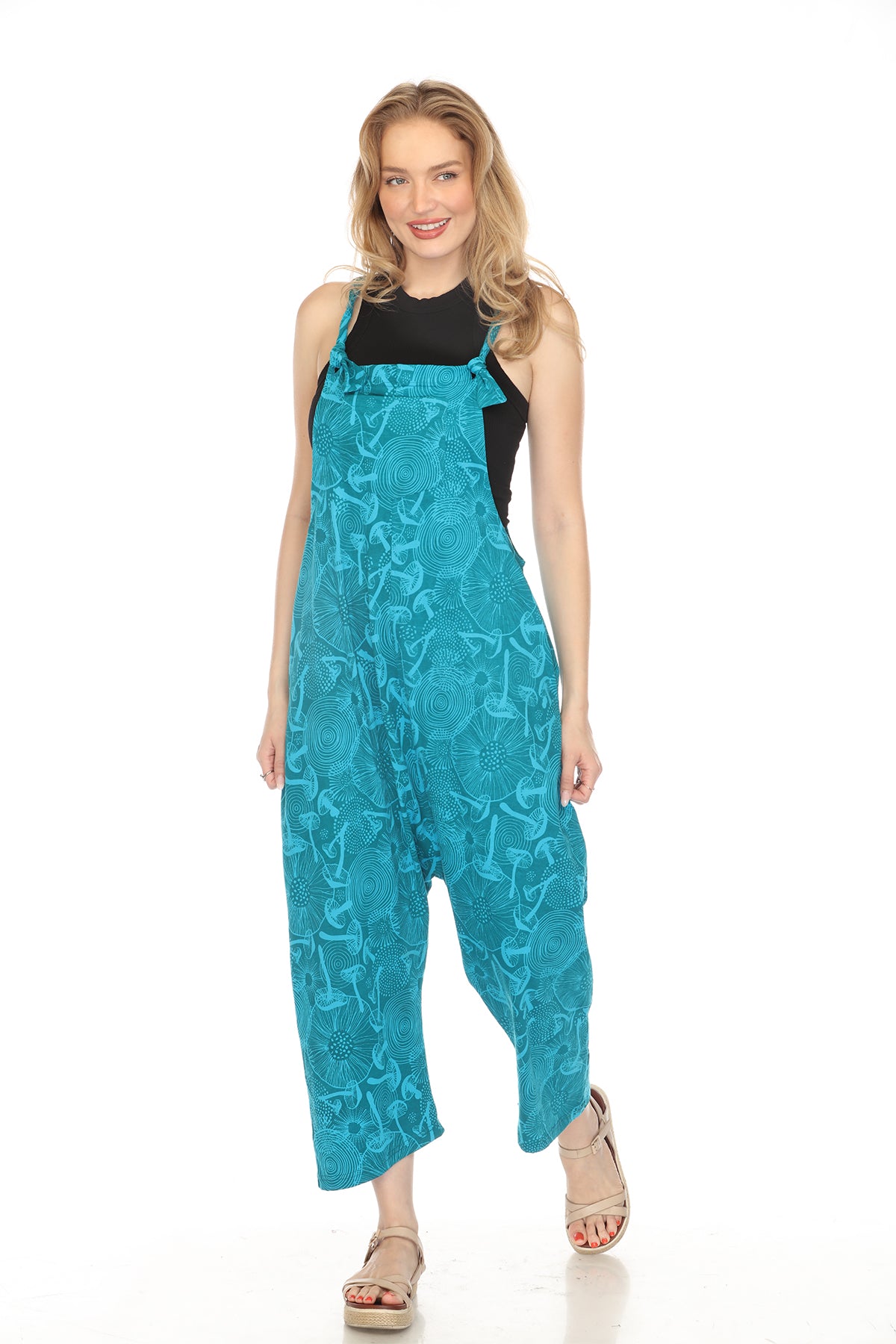 Mushroom Jersey Overalls