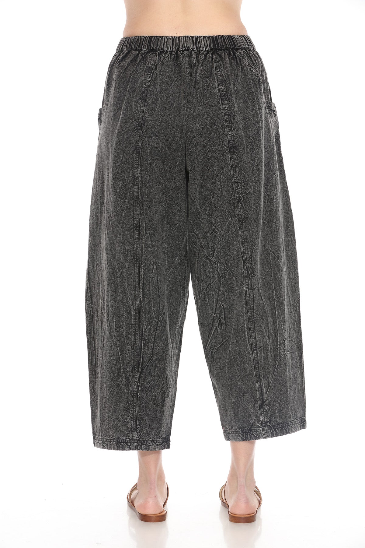 Washed Barrel Pants