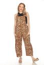 Load image into Gallery viewer, Homespun Butterfly Oversized Overalls