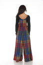 Load image into Gallery viewer, Cotton Plaid Wide Leg Overalls