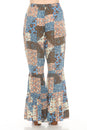 Load image into Gallery viewer, Mushroom Quilt PrintTiered Ruffle Pants