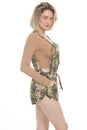 Load image into Gallery viewer, Paisley Cat Shortalls Romper