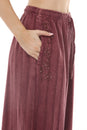 Load image into Gallery viewer, Stonewashed Waffle Wide Leg Pants
