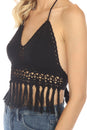 Load image into Gallery viewer, Funky Fringe Crochet Beach Bralette