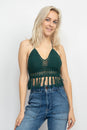 Load image into Gallery viewer, Funky Fringe Crochet Beach Bralette