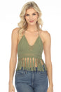 Load image into Gallery viewer, Funky Fringe Crochet Beach Bralette