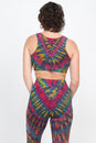 Load image into Gallery viewer, Tie Dye High Neck Organic Cotton Bra