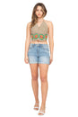 Load image into Gallery viewer, Rasta Flower Crochet Top