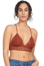 Load image into Gallery viewer, Laced Back Crochet Bikini Top