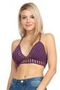 Load image into Gallery viewer, Laced Back Crochet Bikini Top