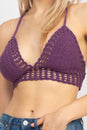 Load image into Gallery viewer, Laced Back Crochet Bikini Top