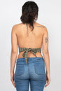 Load image into Gallery viewer, Mushroom Embroidery Halter Top