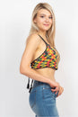 Load image into Gallery viewer, Space Tie-dye Crochet Halter Top