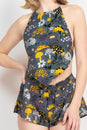 Load image into Gallery viewer, Mushroom Print Halter Top