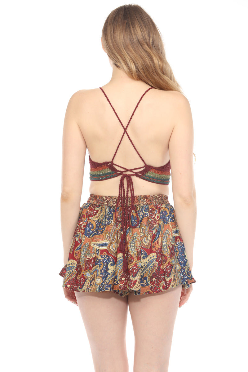 Fiesta Crochet Crop Top
