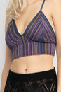 Load image into Gallery viewer, Striped Bustier Crop Top