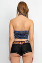 Load image into Gallery viewer, Groovy Paislety Halter Top