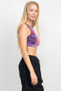 Load image into Gallery viewer, Psychedelic Marble Hi Neck Yoga Top