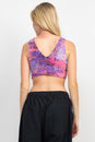 Load image into Gallery viewer, Psychedelic Marble Hi Neck Yoga Top