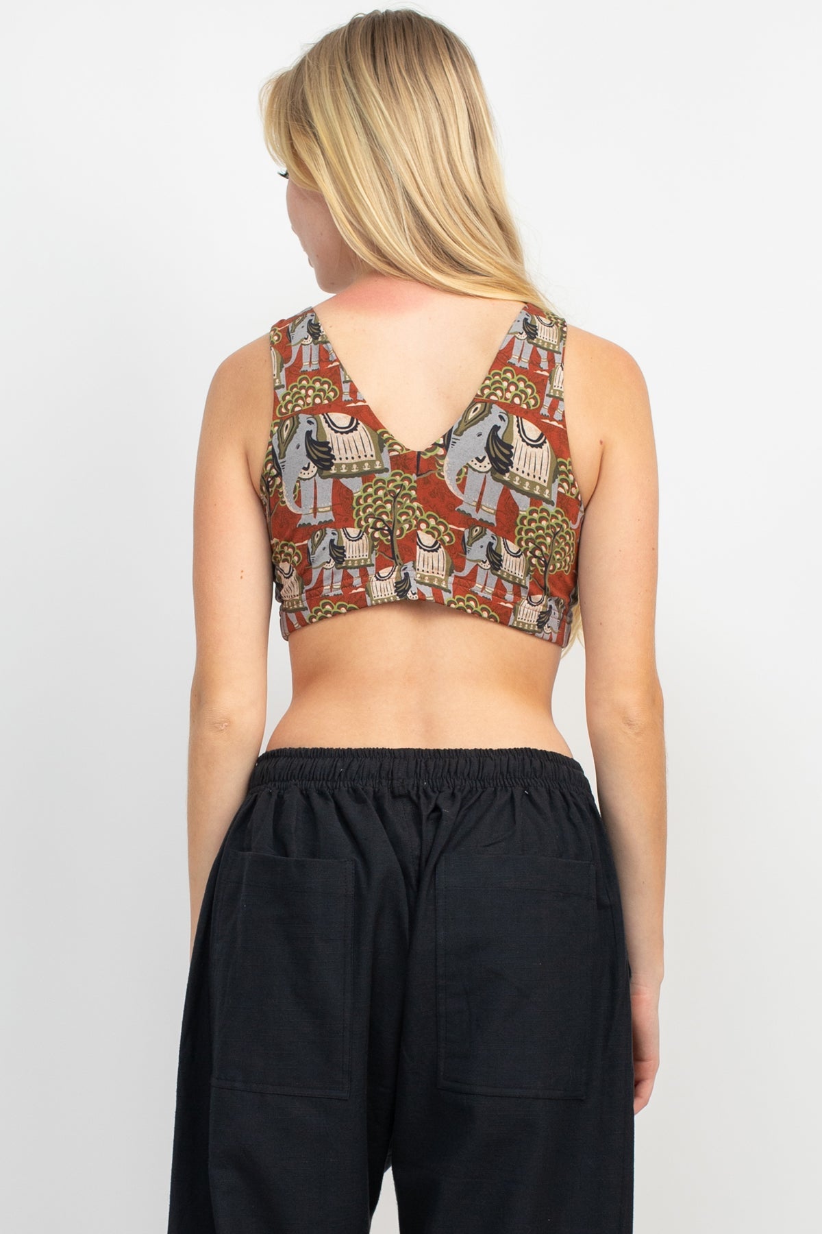 Elephant Hi Neck Yoga Top