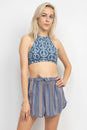 Load image into Gallery viewer, Peace Sign Halter Top