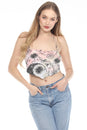 Load image into Gallery viewer, Drapey Yin Yang Halter Top