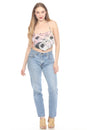 Load image into Gallery viewer, Drapey Yin Yang Halter Top