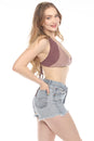 Load image into Gallery viewer, Tow Tone Crochet halter Top