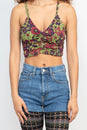 Load image into Gallery viewer, 60s Floral Yoga Top