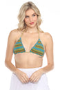 Load image into Gallery viewer, Crochet Striped Bikini Top