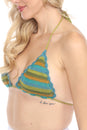 Load image into Gallery viewer, Crochet Striped Bikini Top