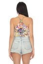Load image into Gallery viewer, Crystal Tie-dye Crop Top