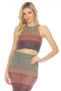Load image into Gallery viewer, Gradient Knit Racerback Crop Top