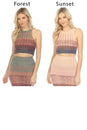 Load image into Gallery viewer, Gradient Knit Racerback Crop Top