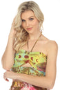 Load image into Gallery viewer, Tie-dye Moth Halter Bandeau Top