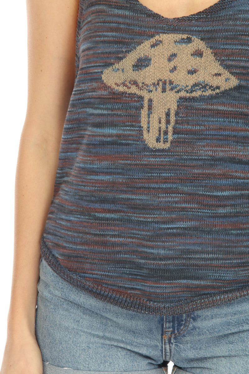 Mushroom Knit Tanktop