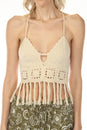 Load image into Gallery viewer, Mandala Fringe Crochet Top