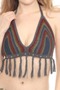 Load image into Gallery viewer, Santa Cruz Fringe Beaded Crochet Top
