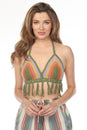 Load image into Gallery viewer, Santa Cruz Fringe Beaded Crochet Top