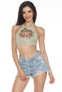 Load image into Gallery viewer, Strawberry Halter Top